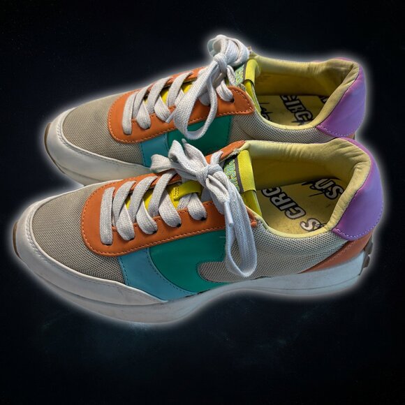 Circus NY Colorblock Leather/Rubber Fashion Walking Women's Shoes Size 7.5M - Picture 1 of 8